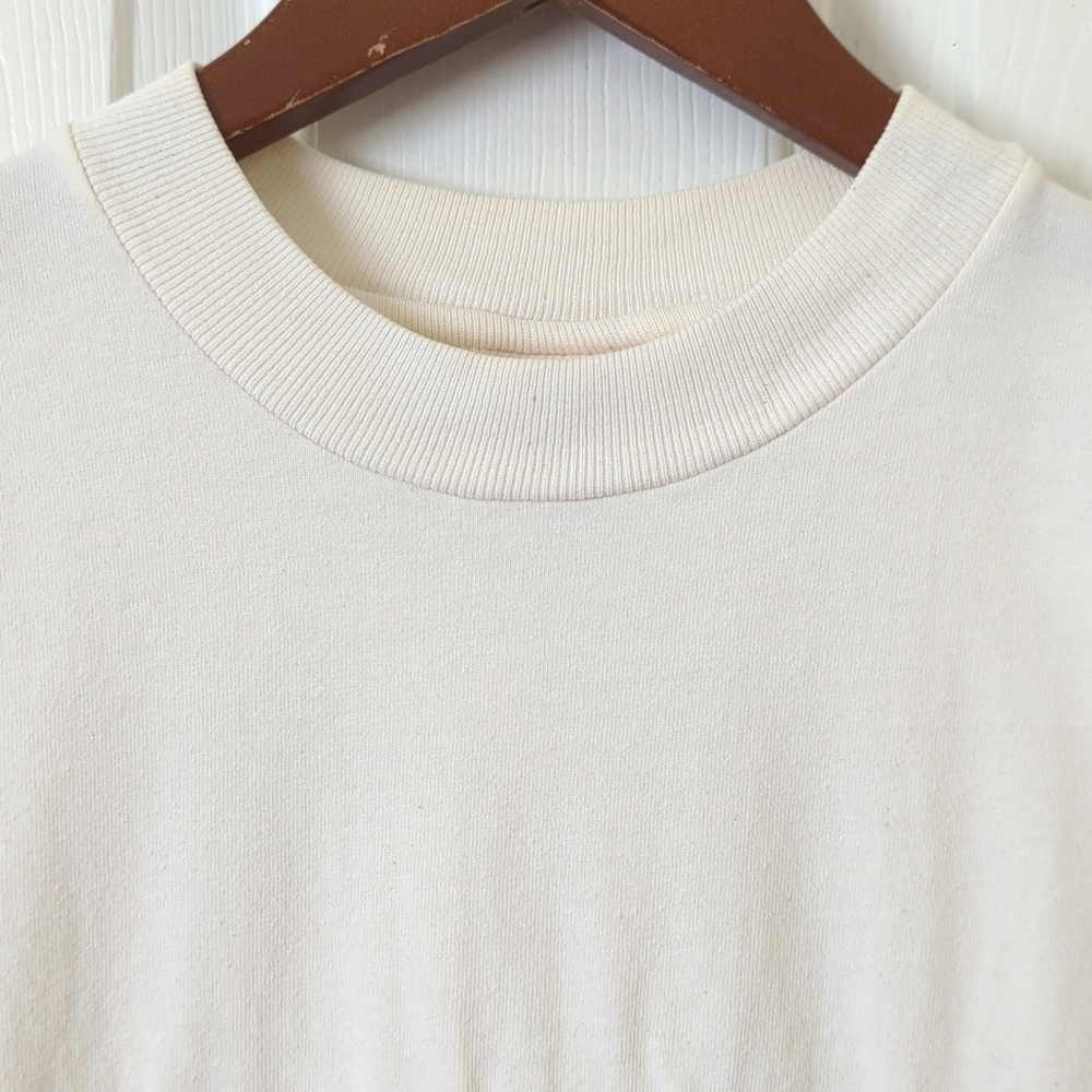 Hefty 90's Vintage Alaska Embroidered Short Sleeve Crewneck T-shirt White Large - Picture 2 of 10